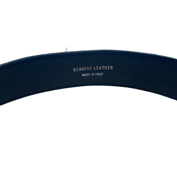 GORGEOUS HANDMADE ITALIAN LEATHER BELT WITH LOTS OF SPARKLE - Picture 2 of 5